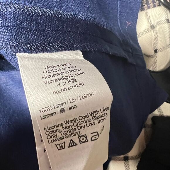 NWT J.CREW $168 Gamine shirtdress in linen, Dark Evening-Navy -Sz 00 - Picture 10 of 11